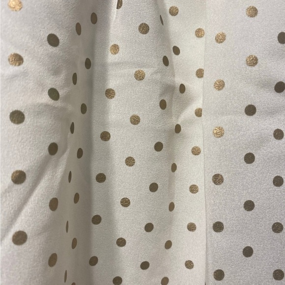 Vintage Monteau Womens Sleeveless Lace with Gold Polka Dots NWT size L - Picture 4 of 11